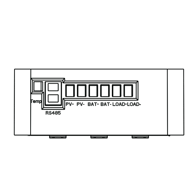 mppt solar charge controller runner technical drawing 03